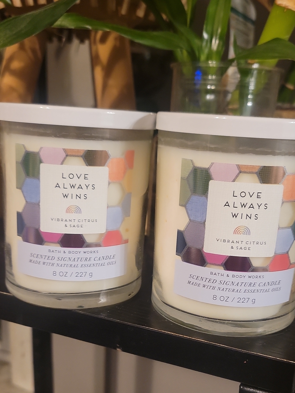 Bath & Body Works 'Love Always Wins' Vibrant Citrus & Sage Candle - White